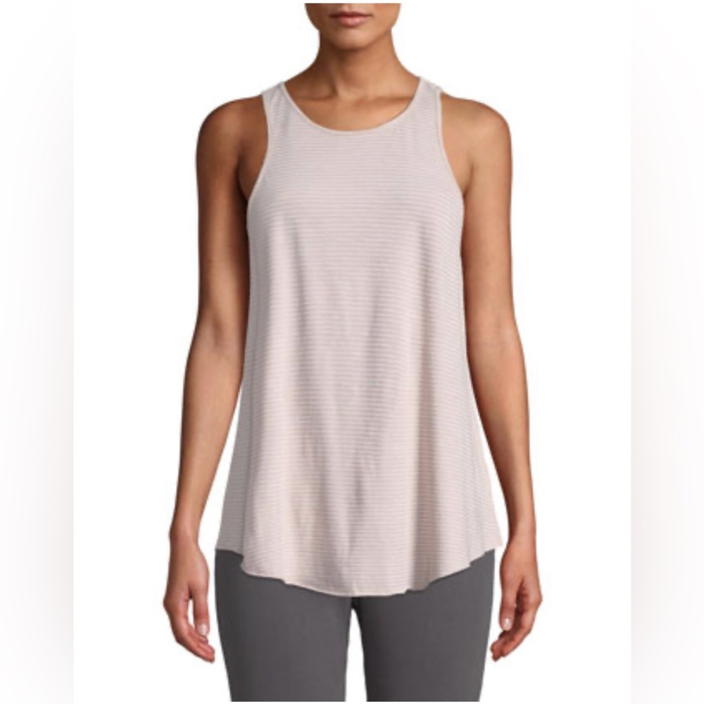 Frank & Eileen Striped Tank Top in Light Gray